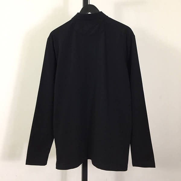 確保済みプラダ パチモン◆Re-Nylon×コットン ピケ ジップアップ 長袖 ポロシャツ pub43397